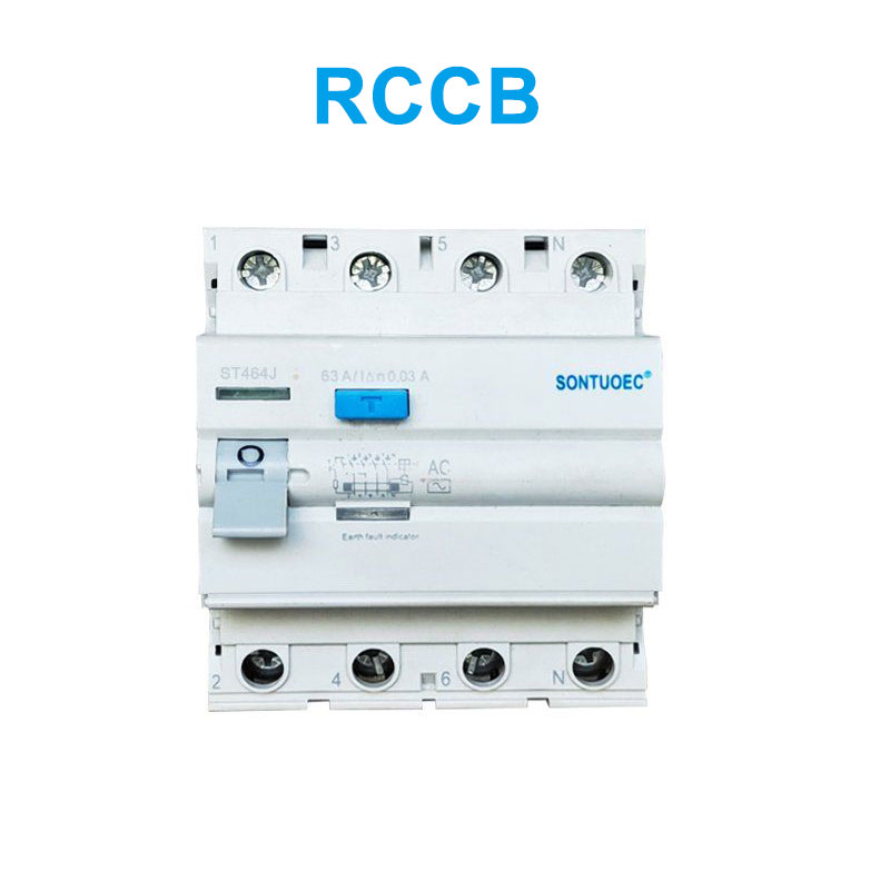 เบรกเกอร์ไฟฟ้ารั่วโลกชนิด AC แม่เหล็ก RCCB