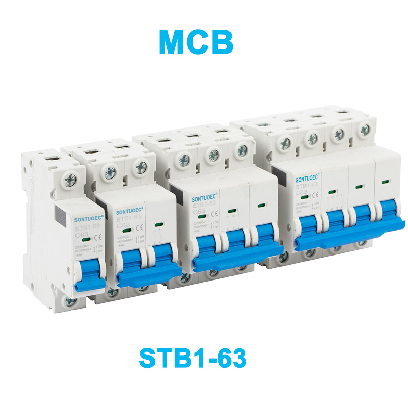 การแข่งขัน C65 โครงสร้าง STB1-63 ซีรี่ส์วงจรขนาดเล็กเบรกเกอร์ MCB
