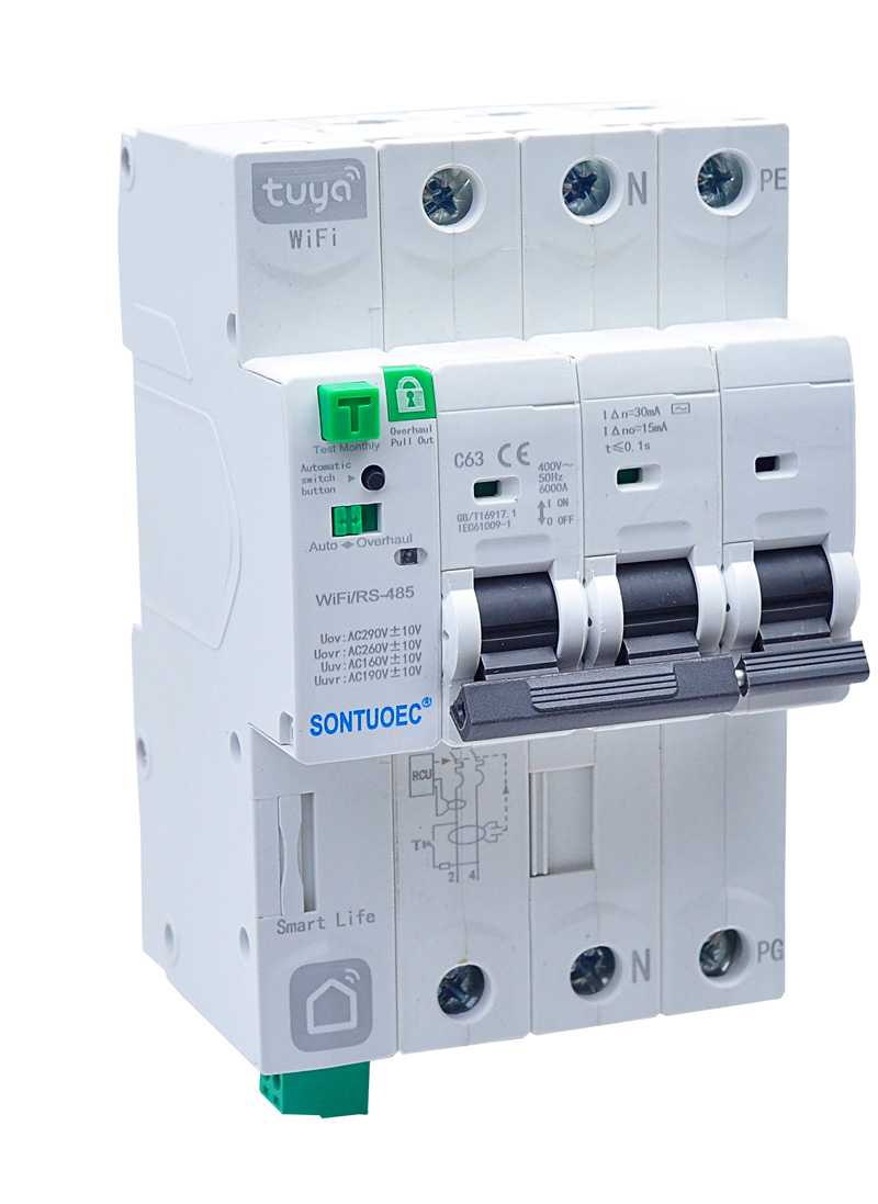 IoT 4G Circuit Breaker WiFi Tuya APP รีโมทคอนโทรลรีโมทคอนโทรลไร้สาย