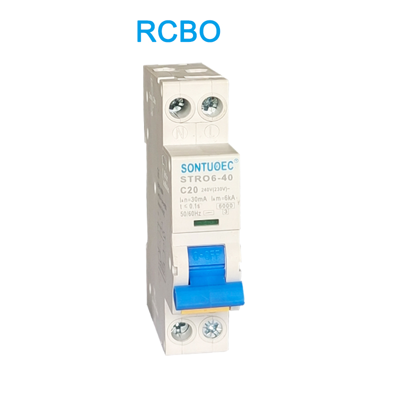 Stro6-40 Circuit Breaker DIN Rail Type การติดตั้ง RCBO