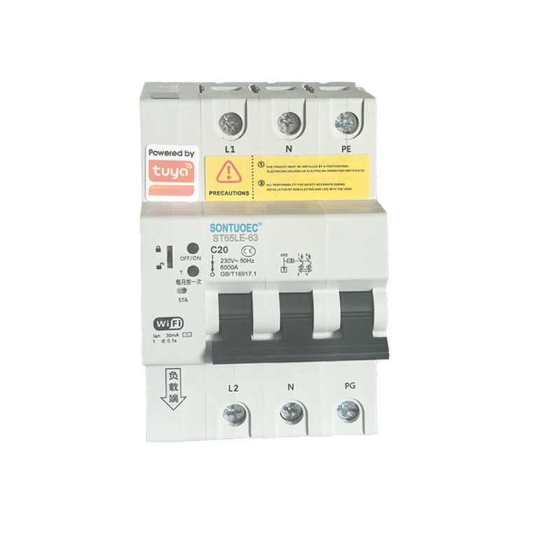 WiFi ST65LE-63wf2 ซีรี่ส์เครื่องตัดวงจรอัจฉริยะ RCBO อัจฉริยะ IoT อเนกประสงค์